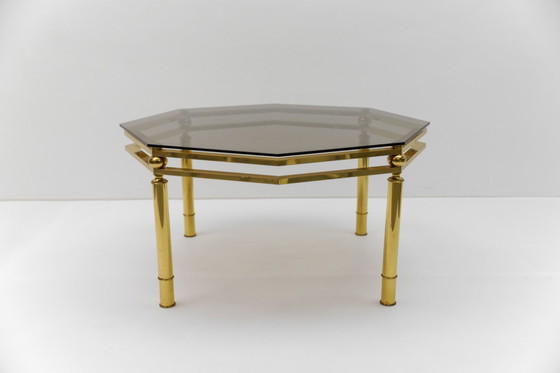 Image 1 of Vintage Italian Octagonal Regency Coffee Table, 1970s