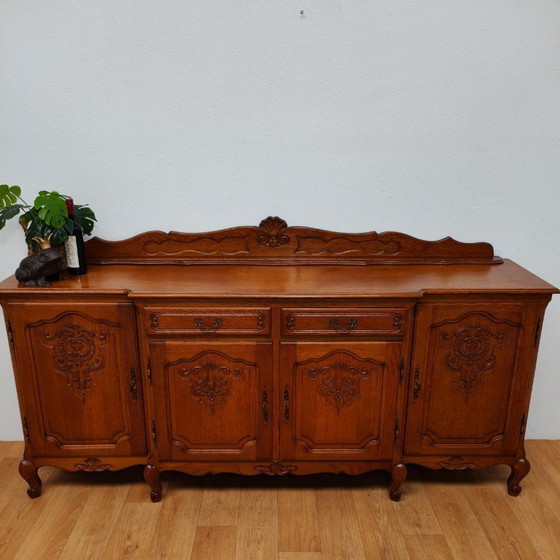 Image 1 of Buffet, armoire murale, meuble de rangement, commode de style Louis XV