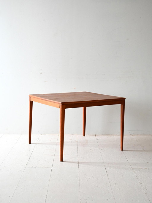Vintage teakhouten tafel van Alberts voor Tibro