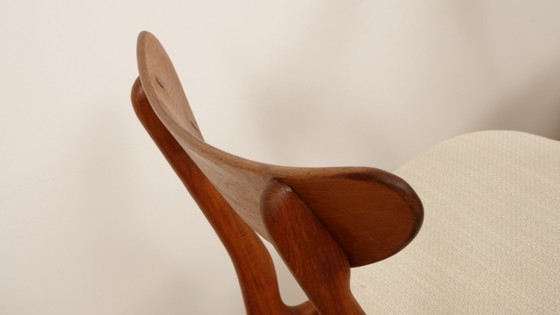 Image 1 of 4 x dining chair | Teak | Newly upholstered