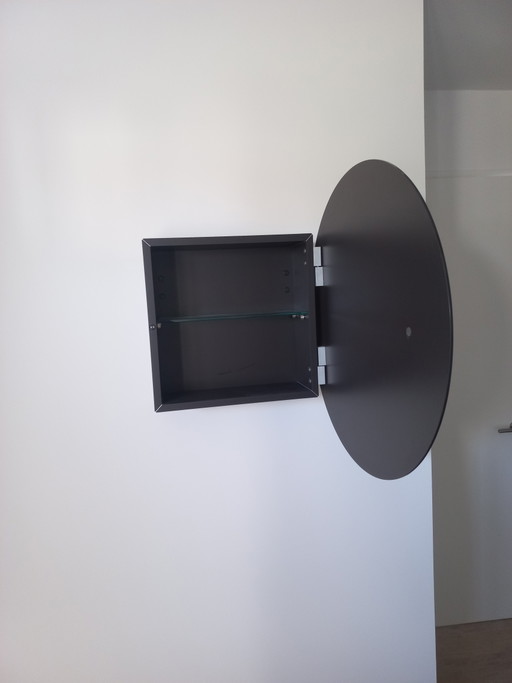 Moderne Bruin Design Kast – wandkast, Wood, Glass (photo 2 of 5)