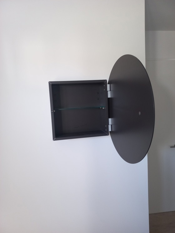 Moderne Bruin Design Kast – Wandkast, Wood, Glass (photo 2 of 5)
