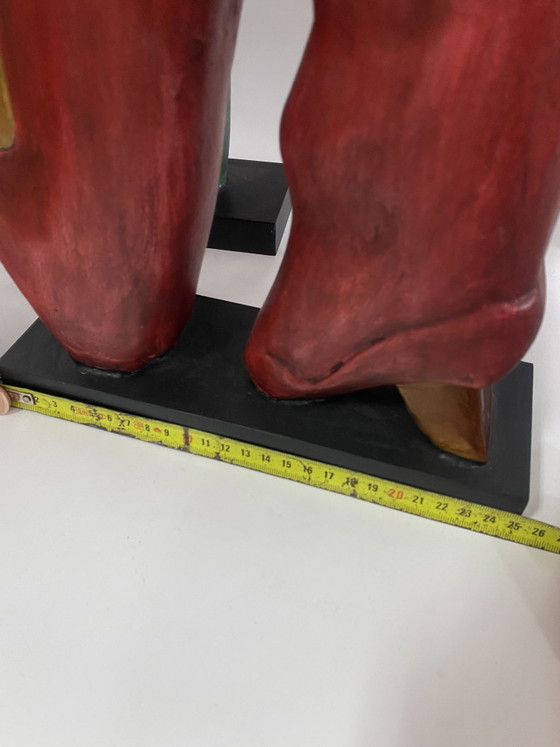 Conjunto de 2 figuras decorativas em madeira – Dekorative Objekte, Wood (photo 6 of 11)