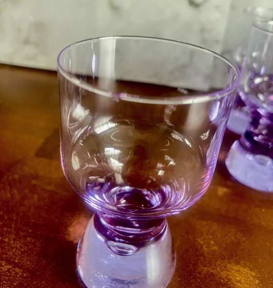 Image 1 of Rare large set (17x) Vintage Alexandrite / Neodymium glasses – 1970s