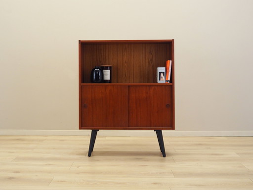 Bibliothèque en teck, design danois, années 1970, Production : Danemark