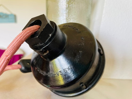 Image 1 of Modernistische tafellamp met metselpot uit de Sovjet-Unie