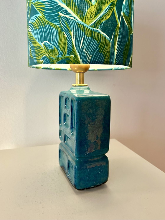 Image 1 of Oost-Duitse designlamp uit het midden van de 20e eeuw, gemaakt van een vaas door VEB Strehla.