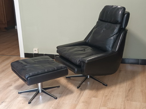 Fauteuil avec ottoman par Langenfeld