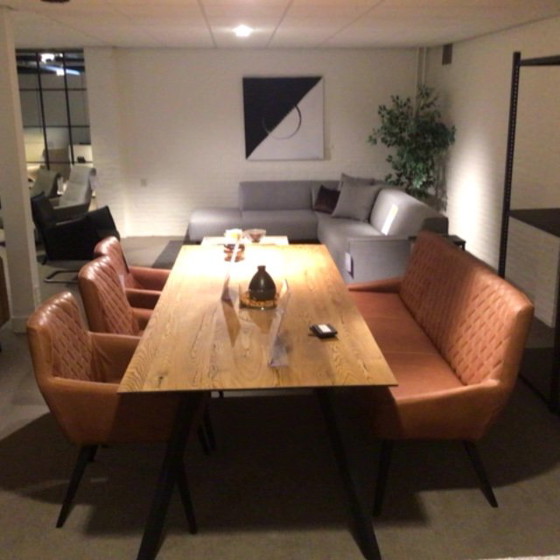 Image 1 of Sedia da pranzo Nouvion Jimi (set di 3) con panca da pranzo