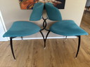 4 chaises vintage postmodernes tripodes Lande Artifort