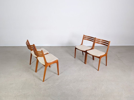 Image 1 of Set of 4 Midcentury Chairs KS Møbler Teak Danish Design Vintage