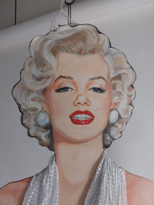 1 x ONE OFF! 1960'S Marilyn Monroe mannequin/display – wanddecoratie, Metal, Textile (photo 2 of 6)