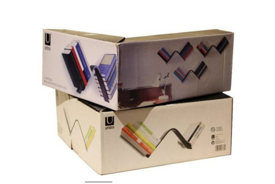 Image 1 of Set of 2 – Umbra – Blind bookshelf – L-Shape – Invisible shelf