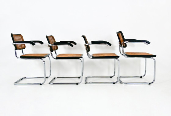 Image 1 of Dining Chairs Style B32 by Marcel Breuer Set of 4