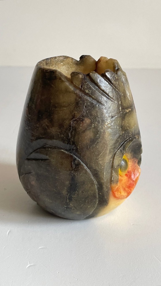 Image 1 of Bougeoir Pierre d'Albâtre Italy Vintage