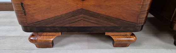 Image 1 of Venetian Art Deco Nightstands 1939