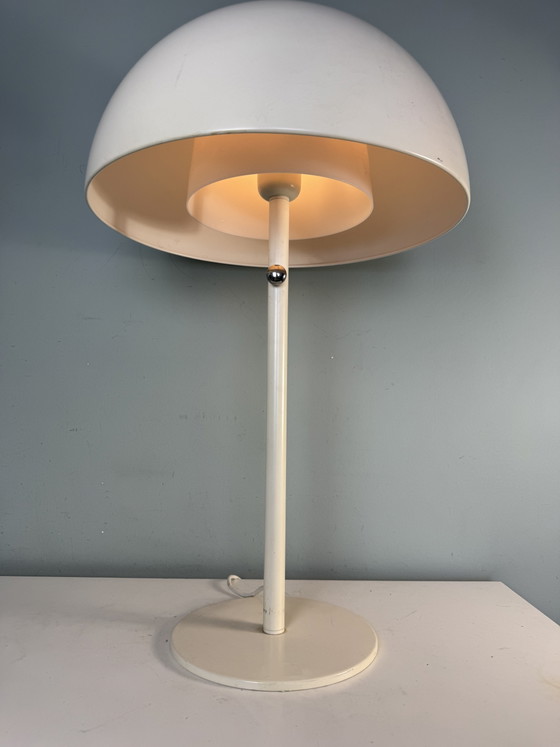 Vintage IKEA Brasa Table Lamp – White – Retro Design – Metal (photo 5 of 15)