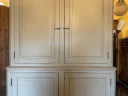 Mobiletto alto da cucina, vetrina, mobiletto per stoviglie, 266 cm, francese