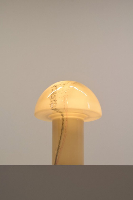 Vintage XL Lido Tafellamp In Glas Van Peill & Putzler, Jaren '80 – Tafellampen (photo 4 of 8)