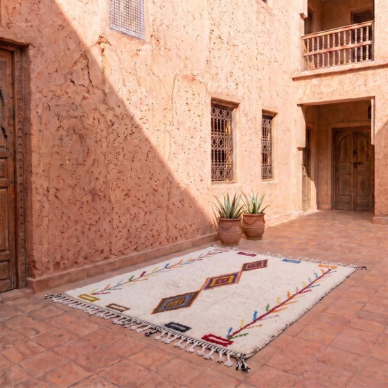 Tapis Berbère Fait Main – Douceur, Authenticiteit & Caractère 200cmx300cm – Vloerkleden en tapijten, Cotton (photo 8 of 9)