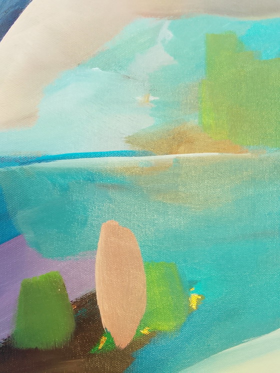 Acrylic Painting #wallalm 80x100cm – Art, Gold, Canvas (photo 8 of 15)
