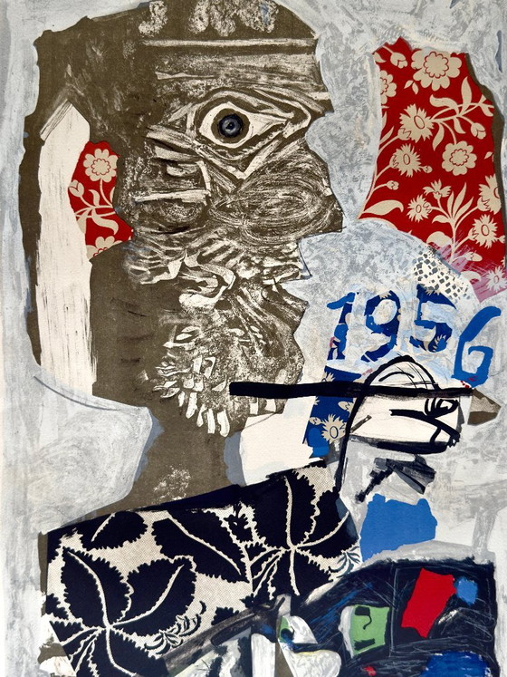 Antoni Clave - École de Paris, 1956 - Original signed and numbered Lithograph – Lithographs & prints, Paper (photo 2 of 5)