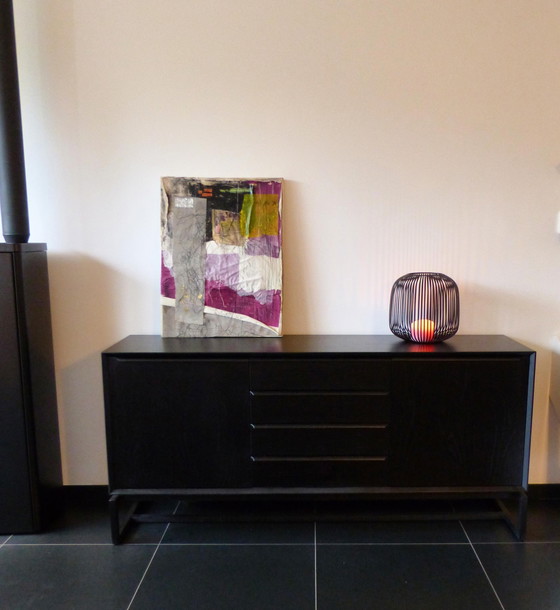 Image 1 of Skandinavisches Design Sideboard Schwarz