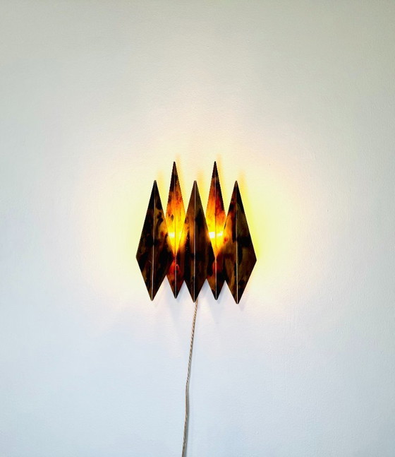 Image 1 of MODEL 5160 BRUTALIST WALL LIGHT BY SVEND AAGE HOLM-SØRENSEN FOR HOLM-SØRENSEN & CO, DENMARK, 1960s