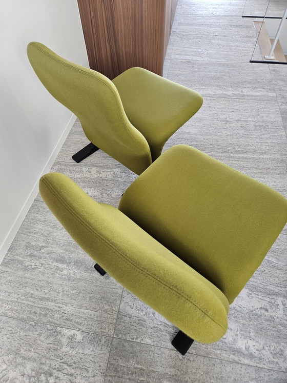 Image 1 of 2x F780 lounge chairs by Pierre Paulin, Artifort