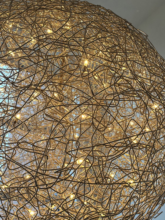 Image 1 of Original Fil de Fer hanging lamp Catellani and Smith 120 cm