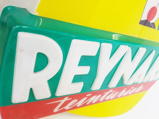 Image 1 of Insegna in plastica stampata degli anni '50 - Reynard Dyer - Vintage anni '50