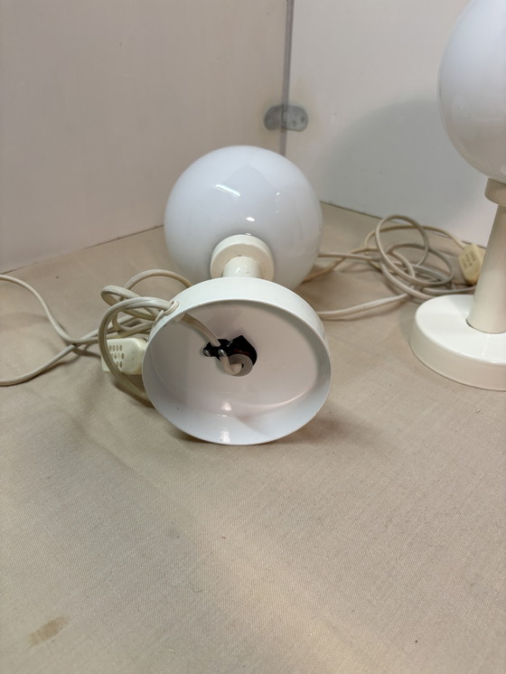 Image 1 of Vintage Jaren 80 mid-century space age lampen
