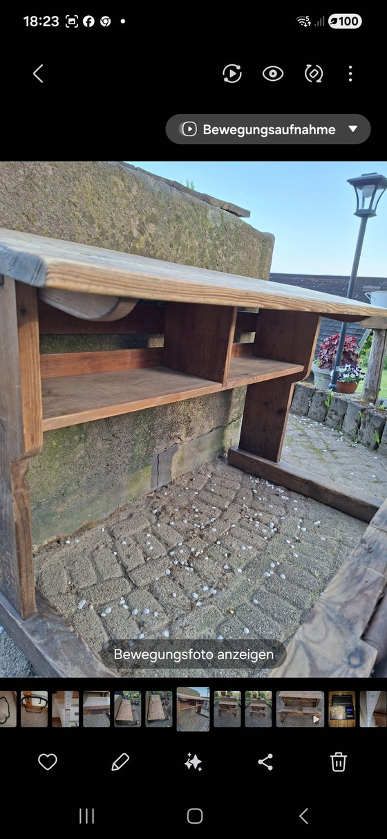Old school desk – Metal, Wood (photo 5 of 6)