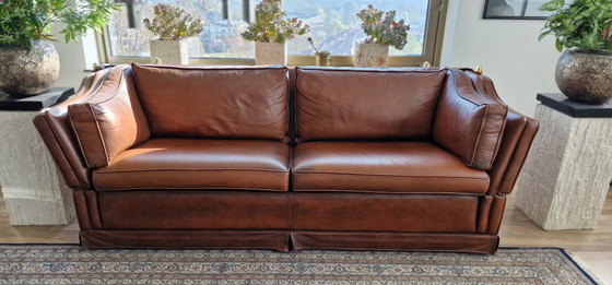 Image 1 of Very Beautiful Castle Bench of Beef Leather