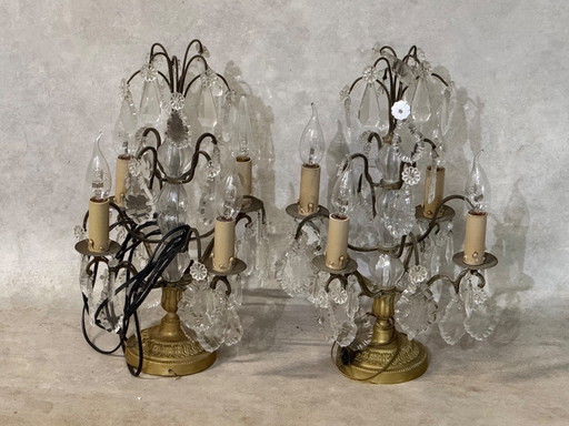 Paire de girandolles