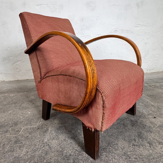 Image 1 of Sillón Halabala H-410, década de 1930 – Art Déco checoslovaco