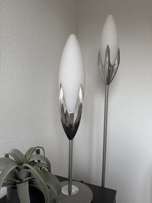 Beautiful Set of 3 lamps Lucien Gau Paris