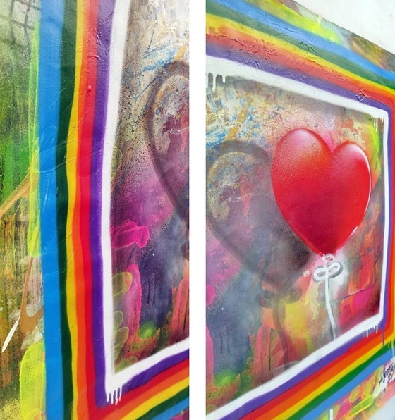 Image 1 of YOUTHONE - All you need is love - Toile d'artiste