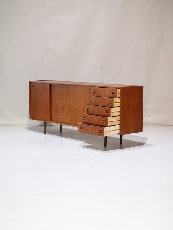 Image 1 of Dressoir Deens vintage teakhout tv-meubel 1960s