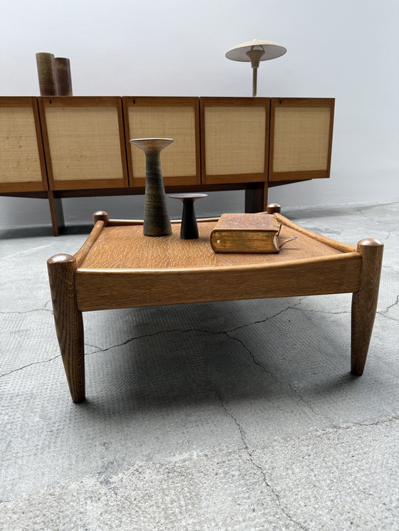 Image 1 of Lot de 2 fauteuils Wilhelm Knoll accoudoirs chêne bois massif velours vert, Allemagne années 1960
