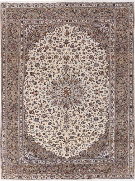 Perzisch tapijt Kashan 3,93 x 2,90 Oosters tapijt fijn nr. 1063