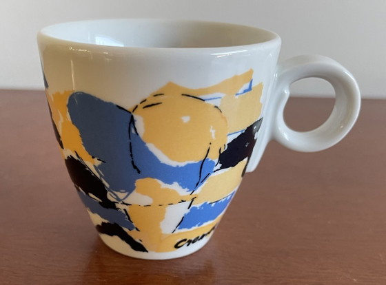 Due tazzine da caffè espresso con piattini, motivo astratto, Jan Cremer, Stoviglie, Ceramica, Porcellana (foto 8 di 12)