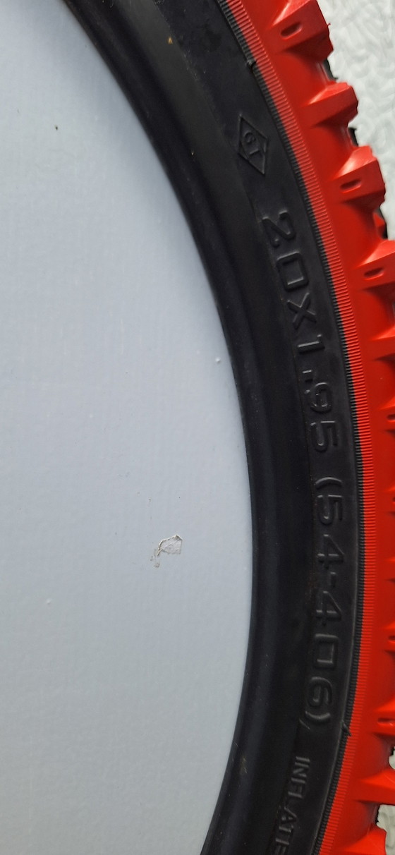 Image 1 of Vintage Jaren 90 IKEA Volda Fietsenband Spiegel