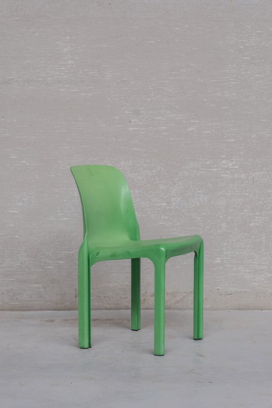 Image 1 of 3x Selene chairs By. Vico magistretti for Artemide