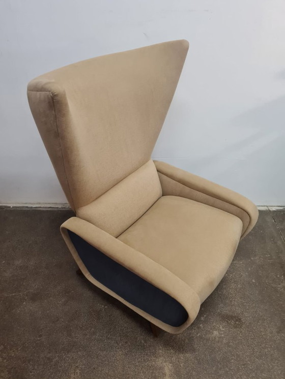 Image 1 of Mid-Century Modern Ear Chair, Czechoslovakia, 1960s