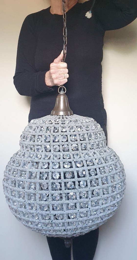 Grote Zeldzame Empire Stijl Kasbah Hanglamp Kristal – Hanglampen, Metal, Crystal (photo 15 of 26)