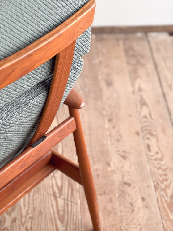 Image 1 of Mid-Century Danish Lounge Armchair in Teak Fd 164 by Arne Vodder for France and Son., Denmark, 1960s