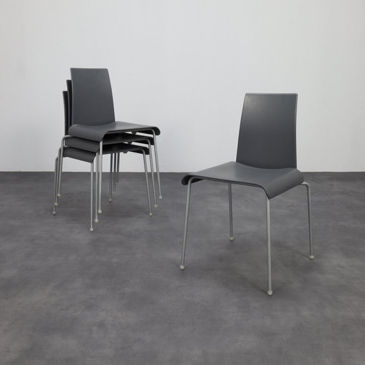 4x Chaise de salle à manger Tama Uwe Fischer B&B Italia, 1990 (prix fixe)