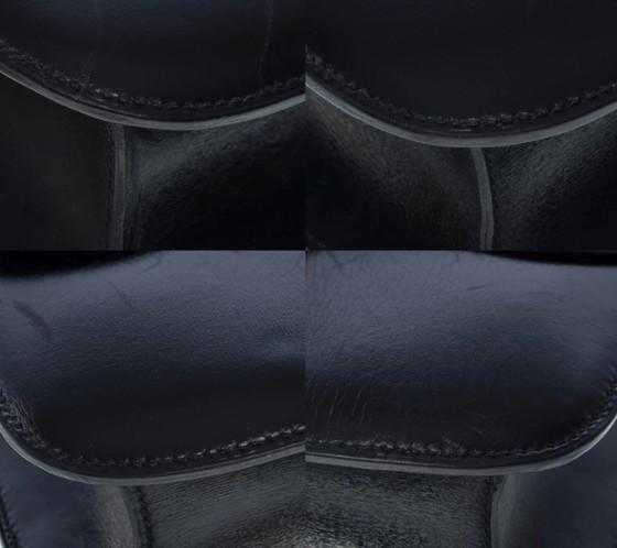 Image 1 of Borsa HERMES Constance en Cuir Noir - 101146