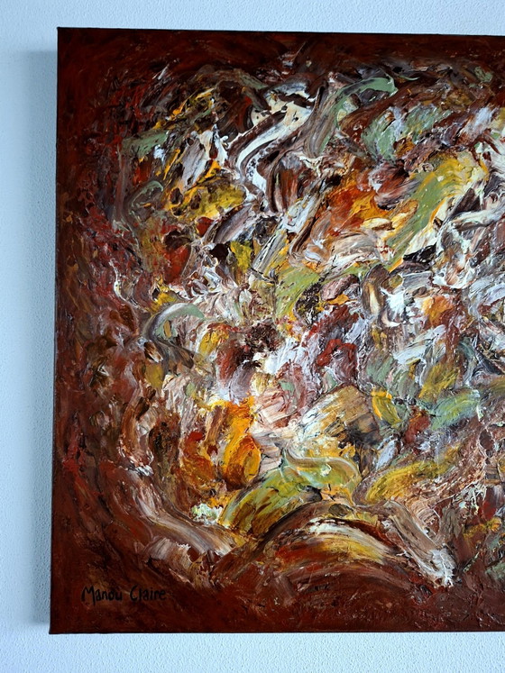 Manou Claire - Colours of Autumn, Paintings & Drawings, Wood, Canvas, Brown (photo 5 of 8)